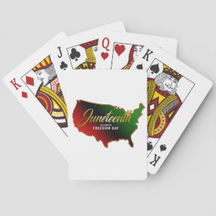 Baraja De Cartas Decimoctavo Día de la Independencia Negra