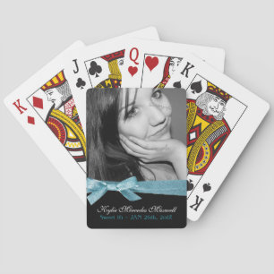 Baraja De Cartas Décimosexto recuerdo femenino del cumpleaños de la