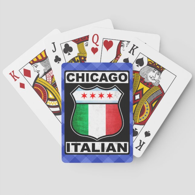 Baraja De Cartas Deck de tarjetas estadounidenses de Chicago (Reverso)