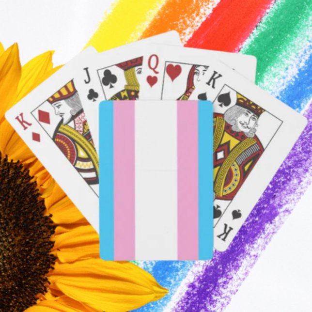 Baraja De Cartas Deck del Orgullo Trans (Subido por el creador)