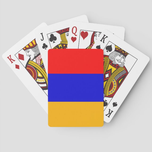 Baraja De Cartas Deck Playing Cards with Flag of Armenia (Reverso)