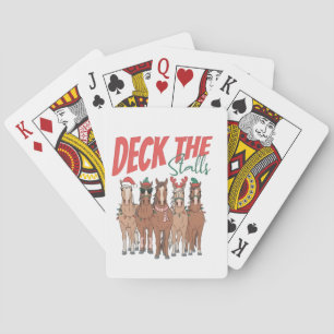 Baraja De Cartas Decora los Pasillos Amantes Divertidos de Caballos