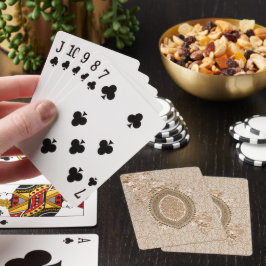 Baraja De Cartas Decoración floral personalizada de inspiración vin