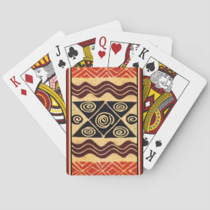 Baraja De Cartas Decoración Primordial africana