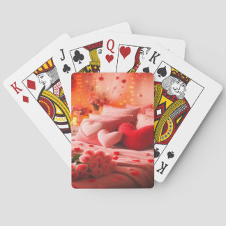 Baraja De Cartas Decoración romántica de dormitorio para el día de 