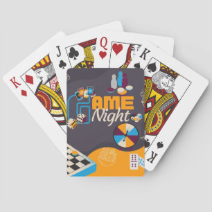 Baraja De Cartas Decoraciones de Fiestas con temas de la noche del 