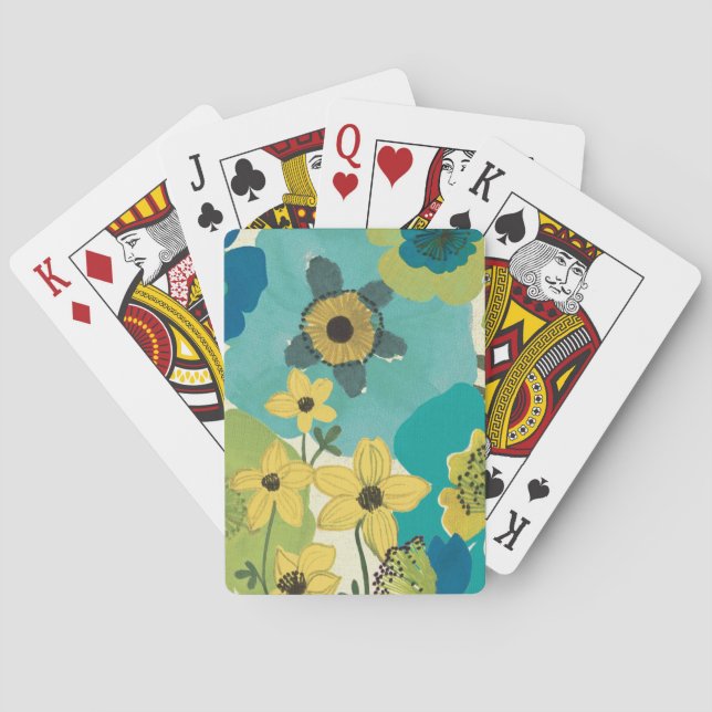 Baraja De Cartas Decorative Garden Flowers (Reverso)