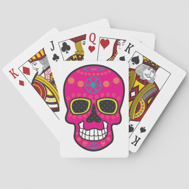 Baraja De Cartas Decorative Skull (Reverso)