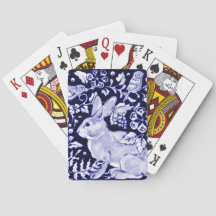 Dedham Blue Rabbit, Classic Blue & White Design Pl