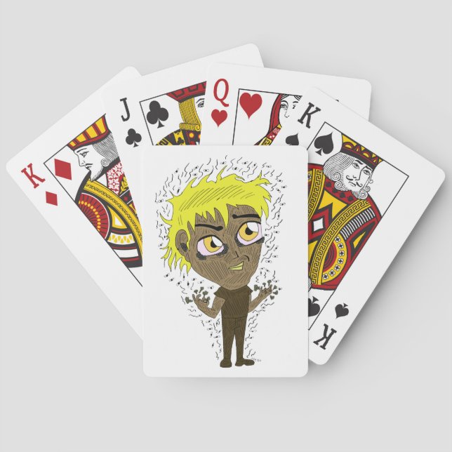 Baraja De Cartas Dedos Peditos  Chibi (Reverso)