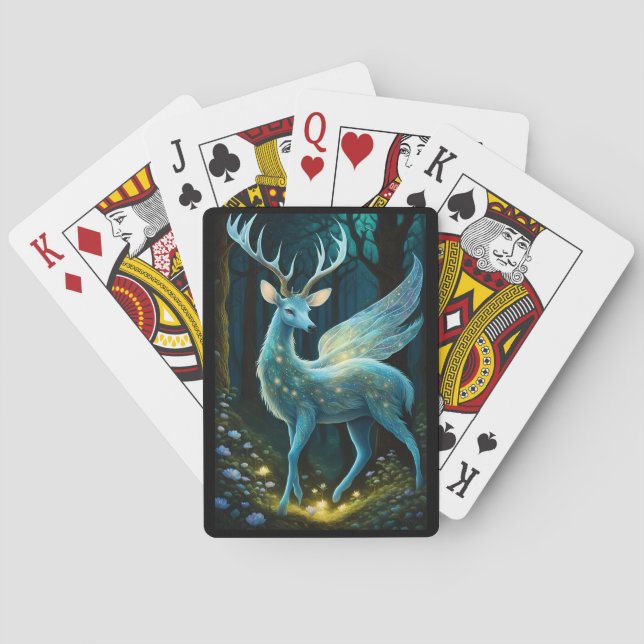 Baraja De Cartas Deer alado mágico (Reverso)