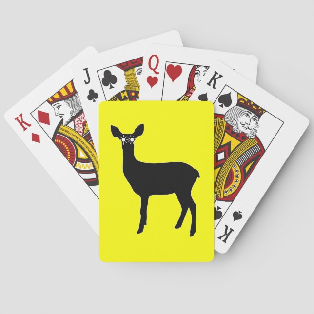 Baraja De Cartas Deer con faros - (Reverso)