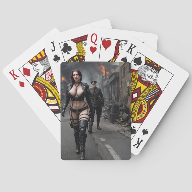 Baraja De Cartas Defendiendo la patria (Reverso)