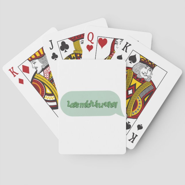 Baraja De Cartas Déjame en paz! (Reverso)