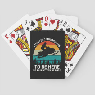 Baraja De Cartas Dejé De Motonieve Para Estar Aquí