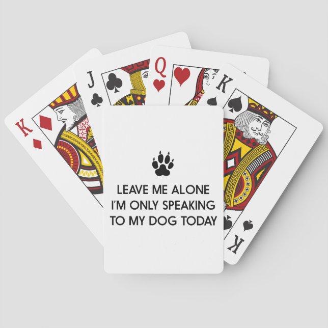 Baraja De Cartas Déjeme solo (Reverso)