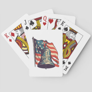Baraja De Cartas Dejemos que la libertad suene divertida eslogan