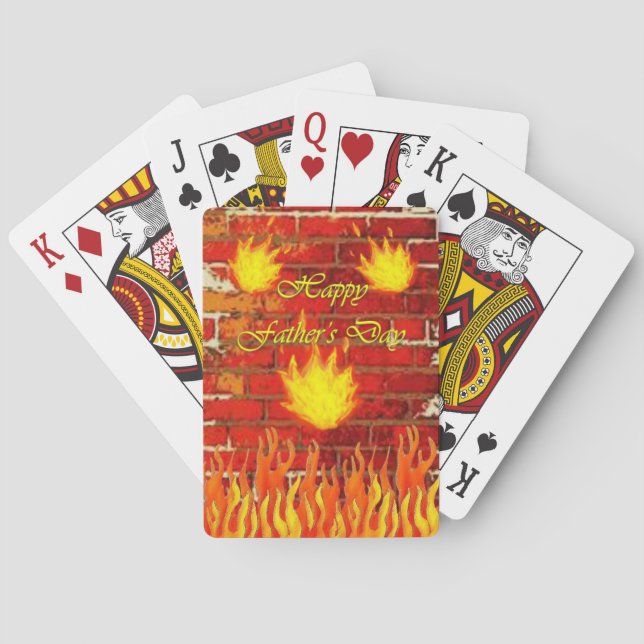 Baraja de Cartas del Día del Padre (Reverso)