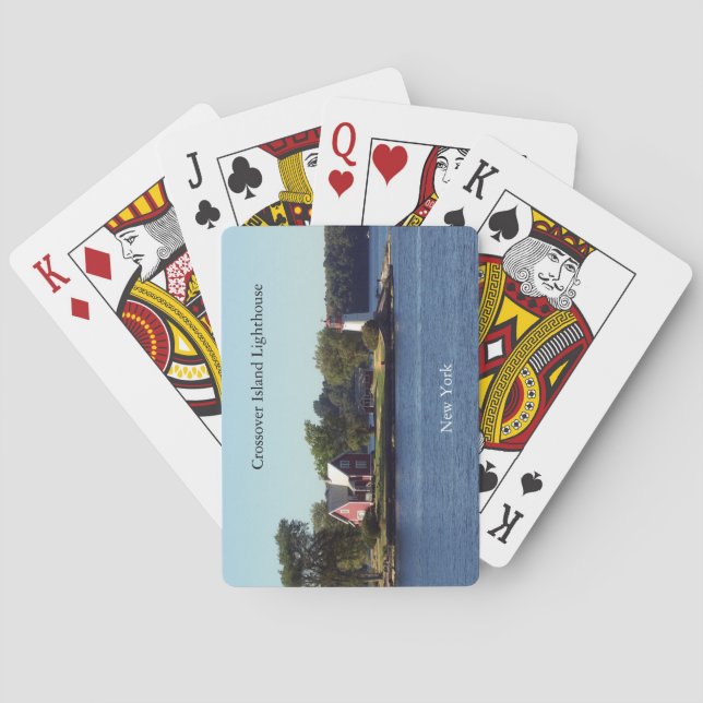 baraja de cartas del faro de la isla Crossover (Reverso)