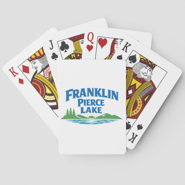 Baraja de Cartas del Lago Franklin Pierce (Reverso)