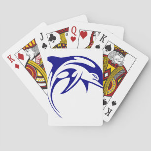 Baraja De Cartas Delfín azul