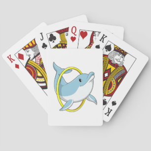 Baraja De Cartas Delfín con anillo
