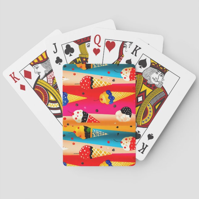 Baraja De Cartas Delicioso Helado (Reverso)