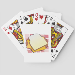 Baraja De Cartas Delicioso Sándwich de Queso Comida Divertida