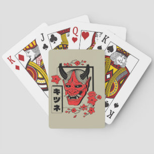 Baraja De Cartas Demonio japonés