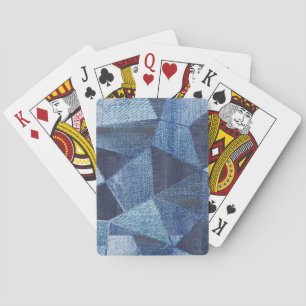 Baraja De Cartas Denim Urban: Doloridos Parchwork a rayas.