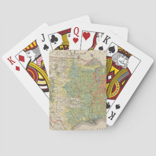Baraja De Cartas Densidad demográfica de Estados Unidos, 1890
