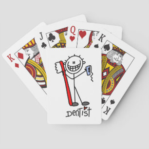 Baraja De Cartas Dentista de Figura de Palo Básica