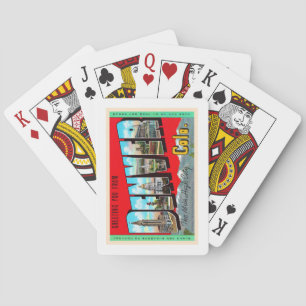 Baraja De Cartas Denver Colorado CO Vintage Large Letter Postcard