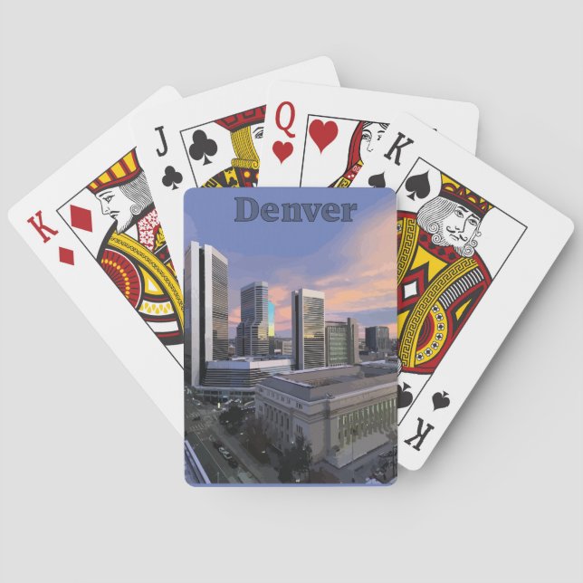 Baraja De Cartas Denver Skyline (Reverso)