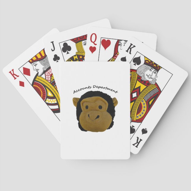 Baraja De Cartas Departamento de Contabilidad (Reverso)