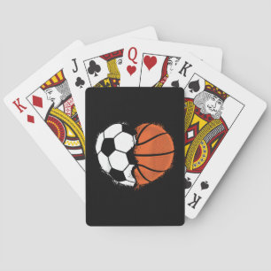 Baraja De Cartas Deportes de corazón Fútbol Baloncesto Amante del b