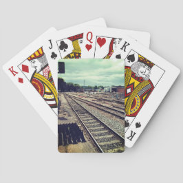 Baraja De Cartas Depósito de trenes