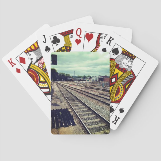 Baraja De Cartas Depósito de trenes (Reverso)