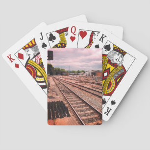 Baraja De Cartas Depósito de trenes