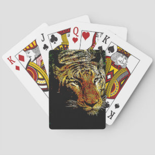 Baraja De Cartas depredador de la jungla vida salvaje safari animal