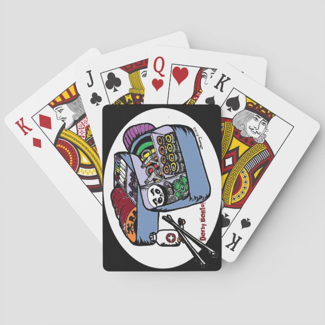 Baraja De Cartas derby para el almuerzo (Reverso)