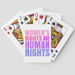 Baraja De Cartas Derechos Humanos Derechos de la Mujer