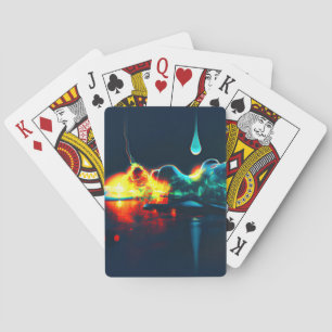 Baraja De Cartas Derivación líquida brillante