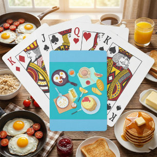 Baraja De Cartas Desayuno de alimentos