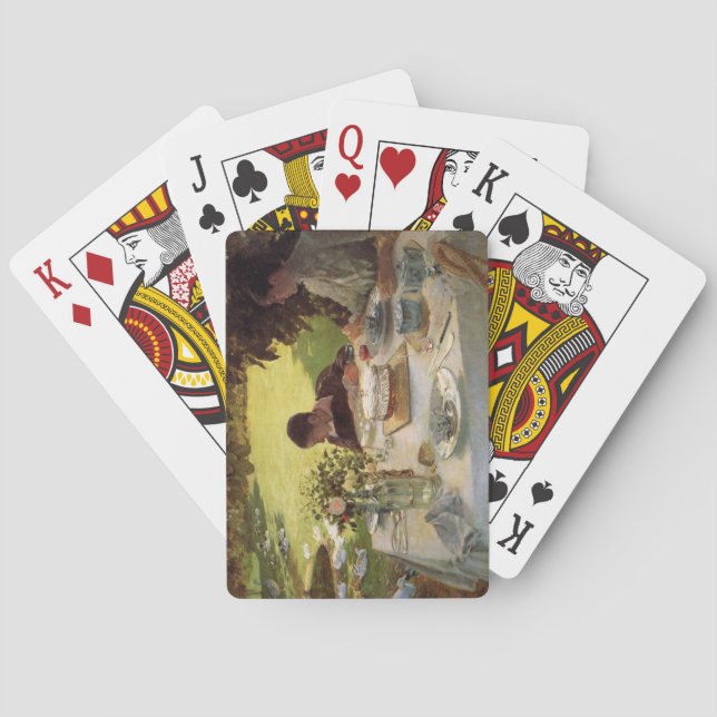 Baraja De Cartas Desayuno en el Jardín (Reverso)