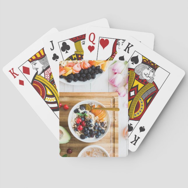 Baraja De Cartas desayuno encantador (Reverso)