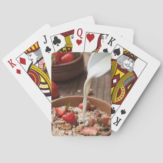 Baraja De Cartas Desayuno sano (Reverso)