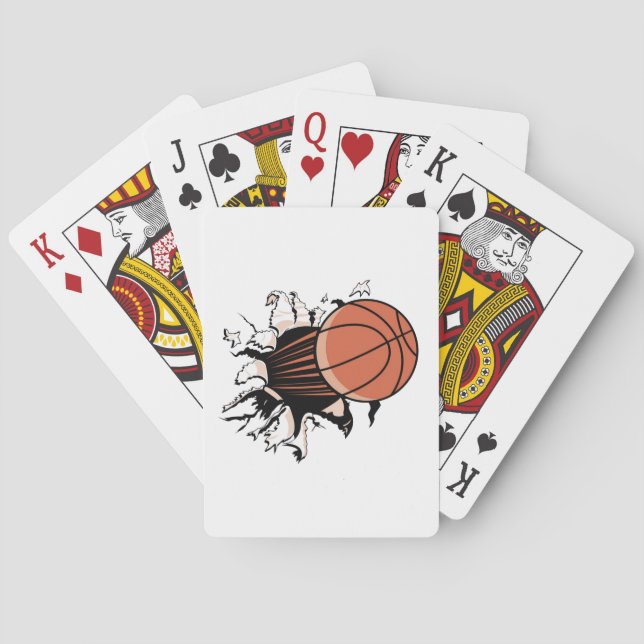 Baraja De Cartas Descanso de baloncesto (Reverso)