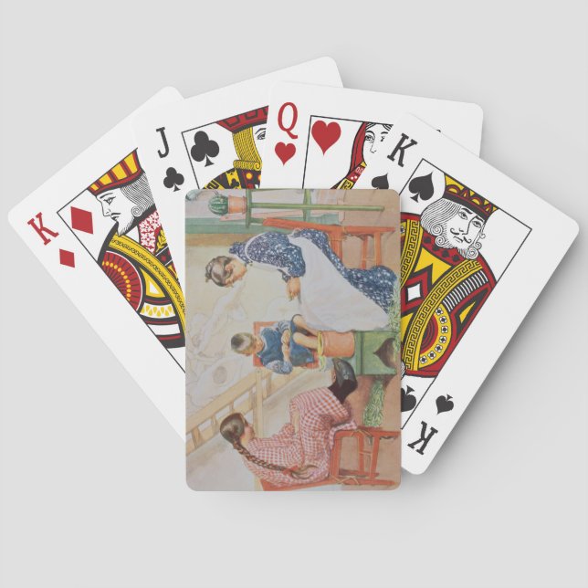 Baraja De Cartas Descascarado de los guisantes, pub. en "Lasst (Reverso)