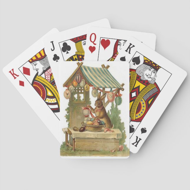 Baraja De Cartas Deseándole una Pascua feliz (Reverso)